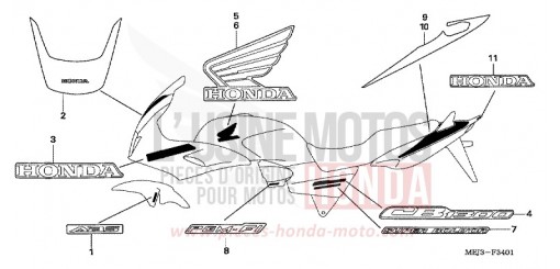 MARKE (CB1300S/SA) CB1300SA5 de 2005